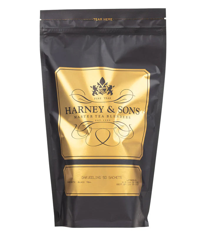 Darjeeling - Sachets Bag of 50 Sachets - Harney & Sons Fine Teas