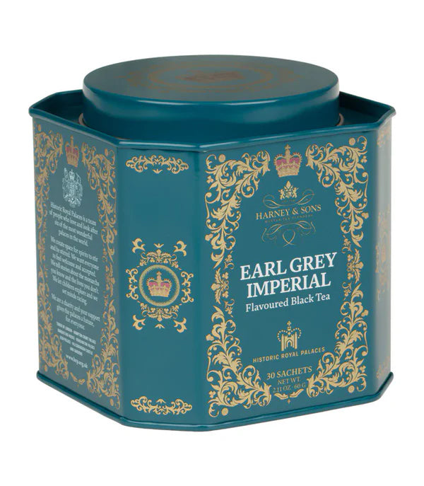 Earl Grey Imperial - Sachets HRP Tin of 30 Sachets - Harney & Sons Fine Teas