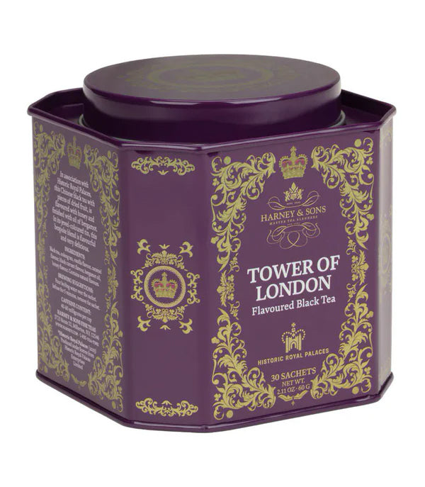 Tower of London - Sachets HRP Tin of 30 Sachets - Harney & Sons Fine Teas