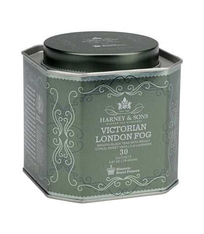 Victorian London Fog - Sachets HRP Tin of 30 Sachets - Harney & Sons Fine Teas