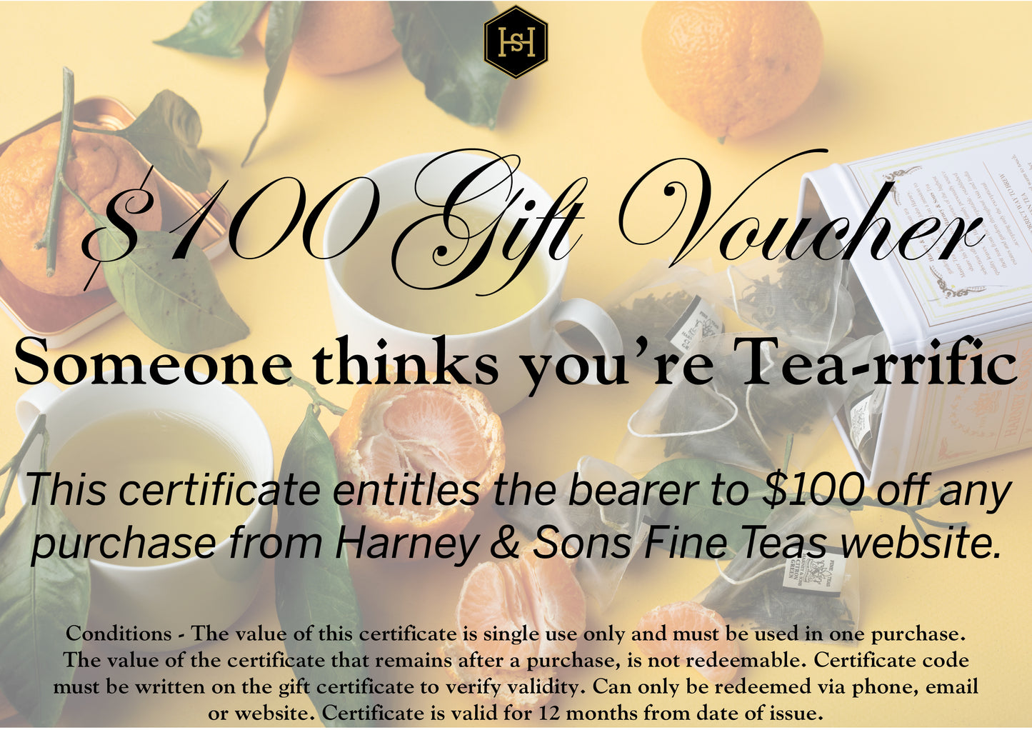 Harney Teas Gift Card